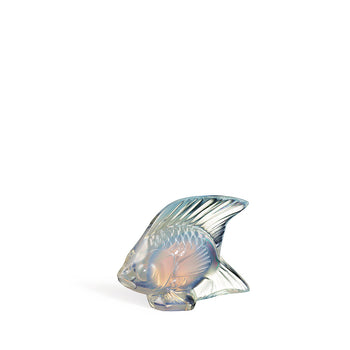 Lalique Sculpture - Fish - Opalescent Lustre