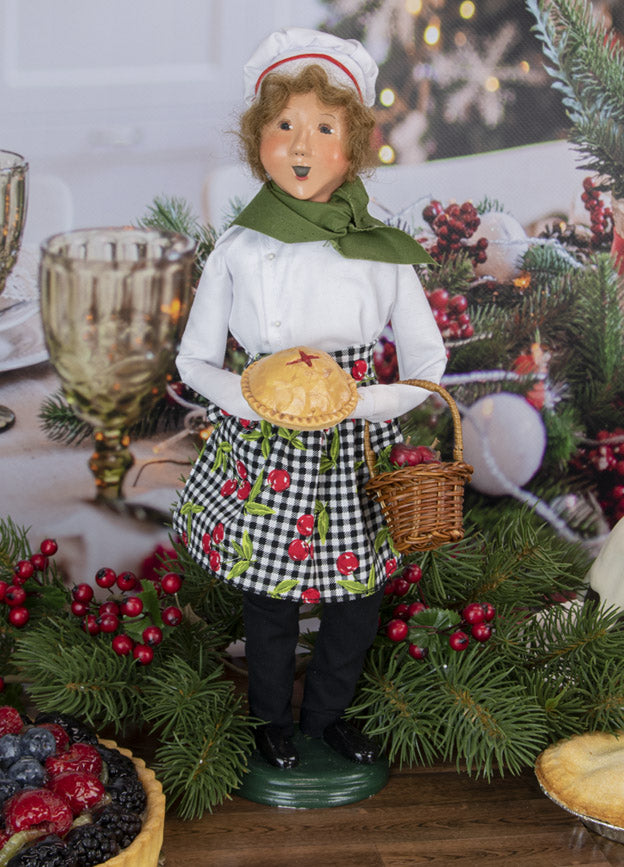 Byers Choice Caroler 2023: Chef with Cherry Pie