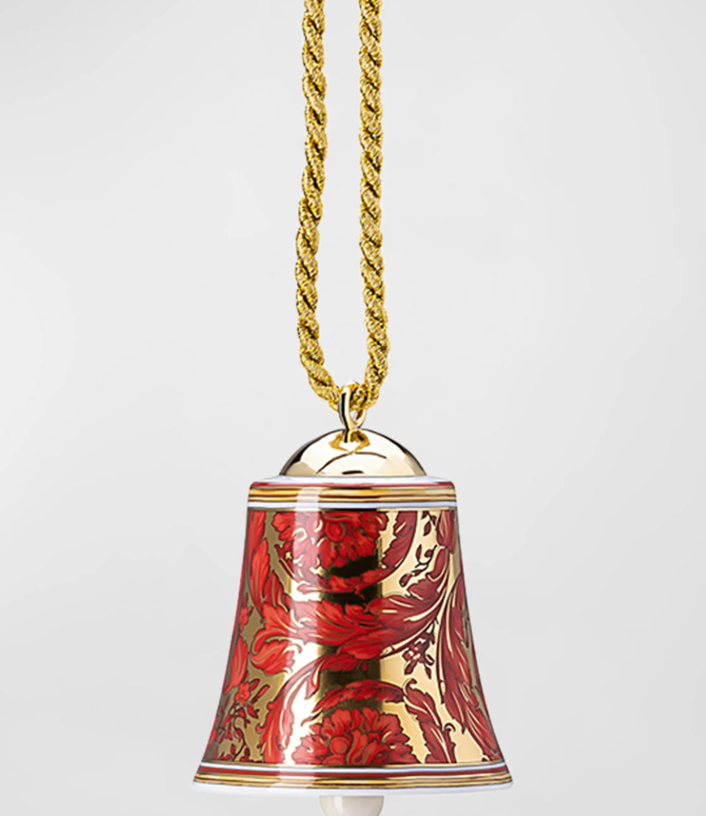 Versace Medusa Garland Red Bell Ornament