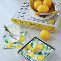Mariposa Napkin Weight - Yellow Lemon