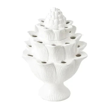 Artichoke Tulipiere White Large Vase