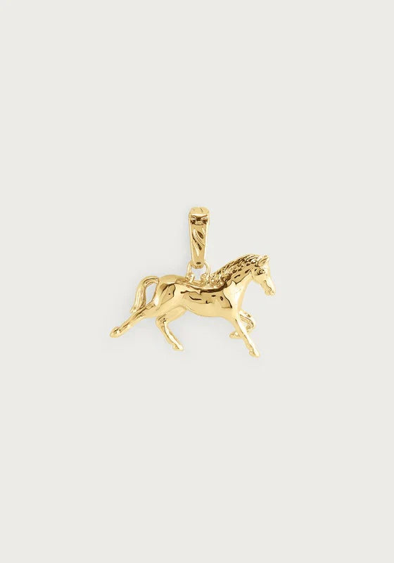 Anabel Aram Cheval Horse Charm Gold