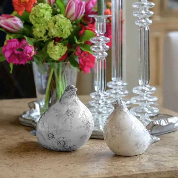 Arte Italica Giulietta Italian Ceramic Grey Dove Large