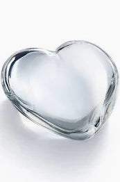 Baccarat Clear Puffed Heart