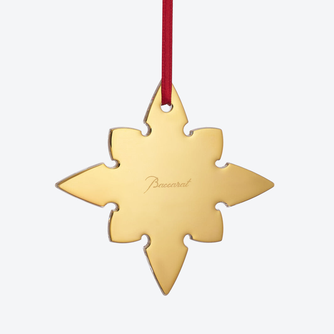 Baccarat Noël Gold Ornament Octogone 2026