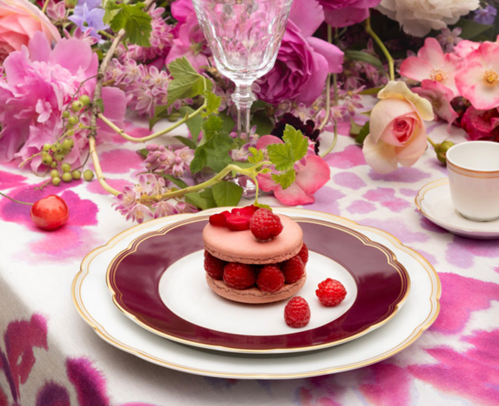 Bernardaud POMPADOUR tea cups 4.5 oz