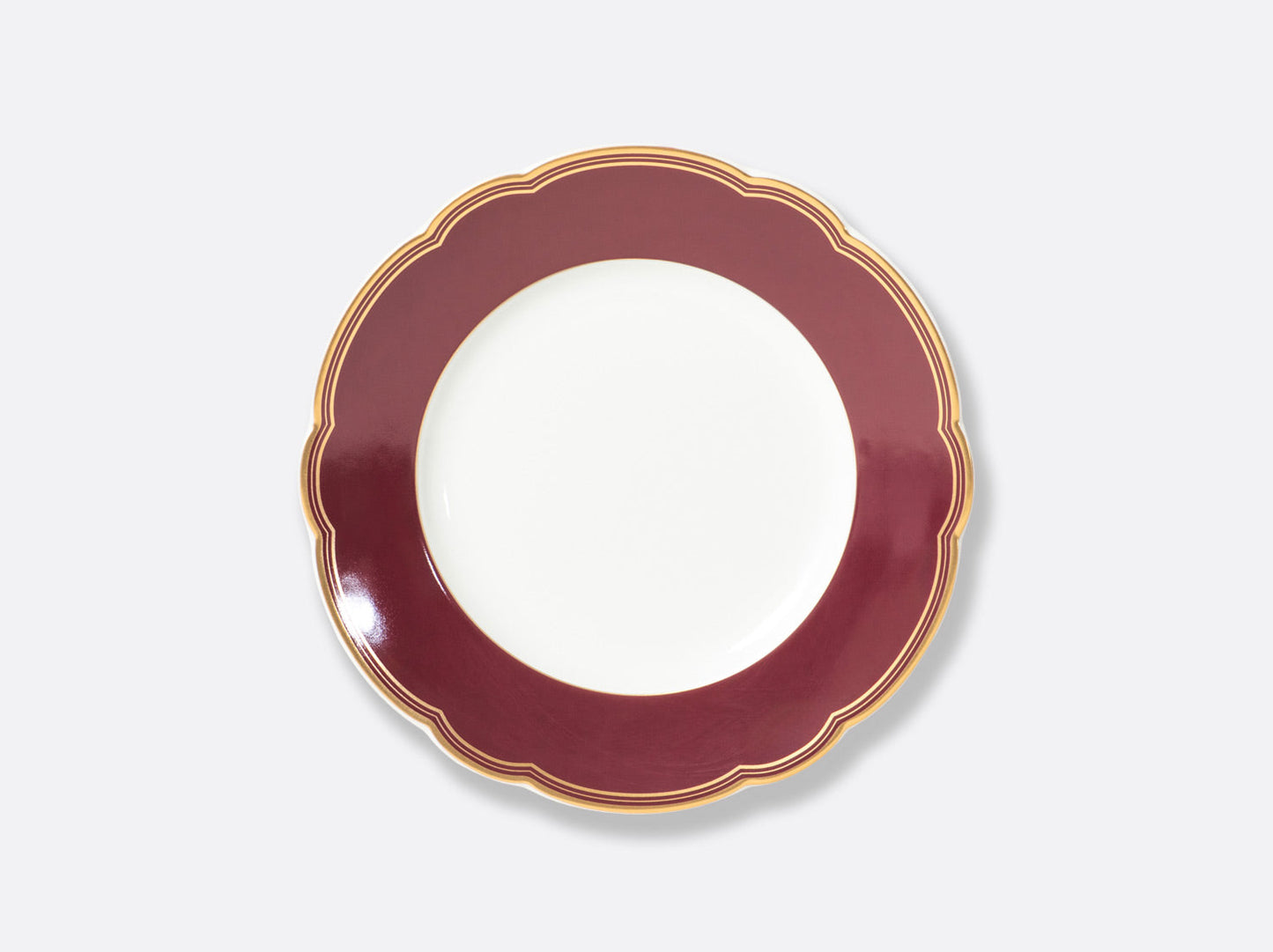 Pompadour Grenat Salad plate Grenat 8.5" Bernardaud