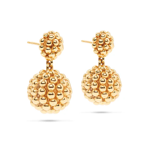 Capucine De Wulf Berry Double Earrings Gold