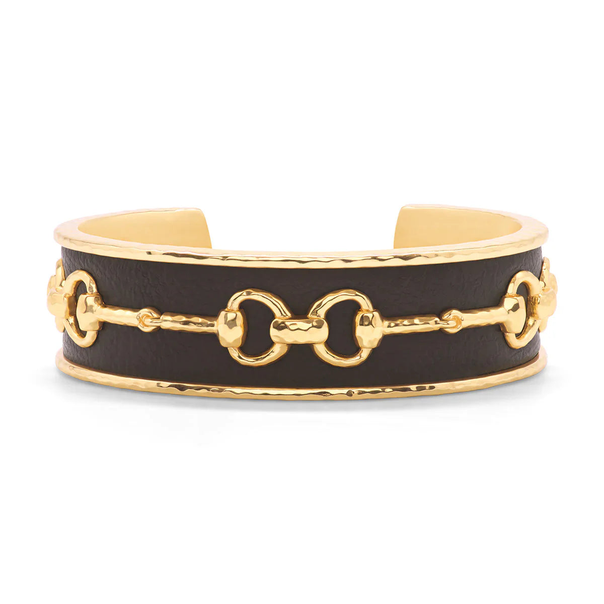 Capucine De Wulf Equestrian Espresso Cuff Bracelet Snaffle Bit