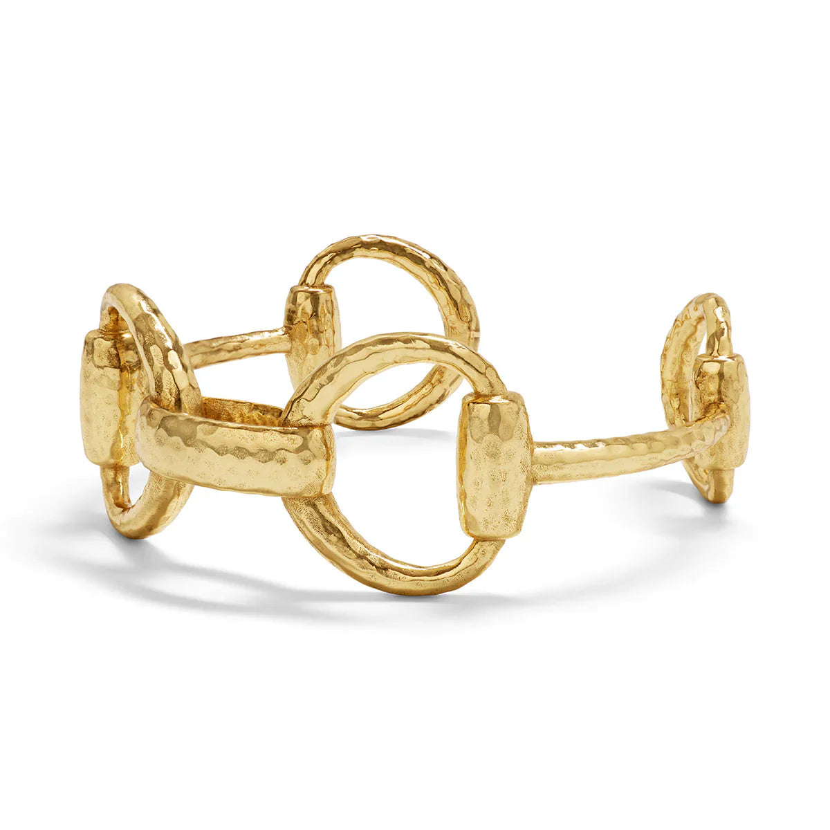 Capucine De Wulf Equestrian Cuff Bracelet Gold Link Snaffle Bit