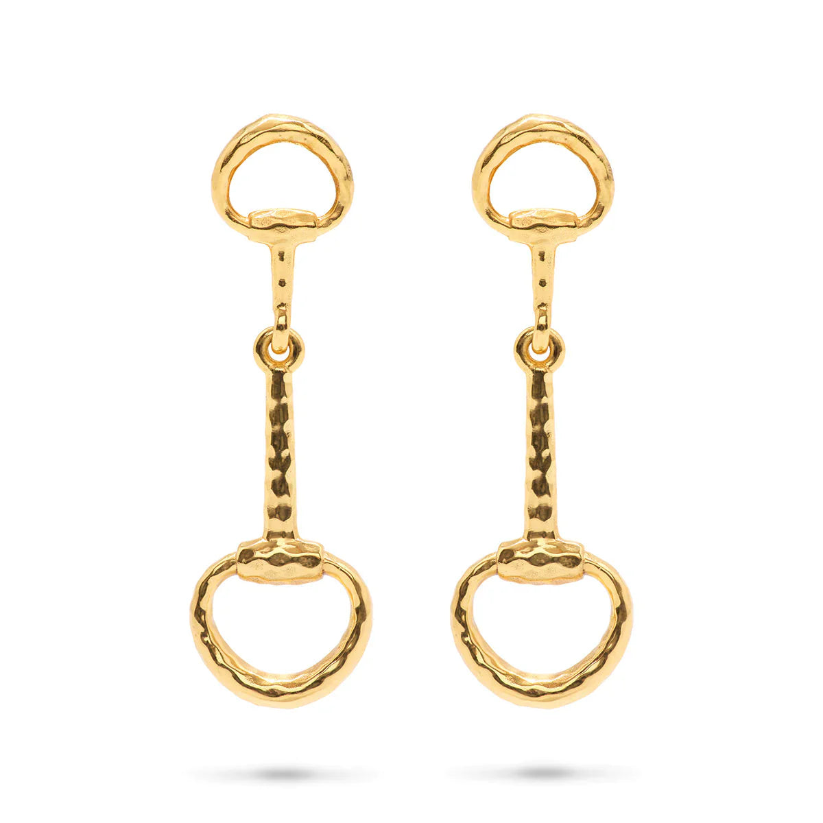 Capucine De Wulf Equestrian Earrings Snaffle Bit Earrings - Gold