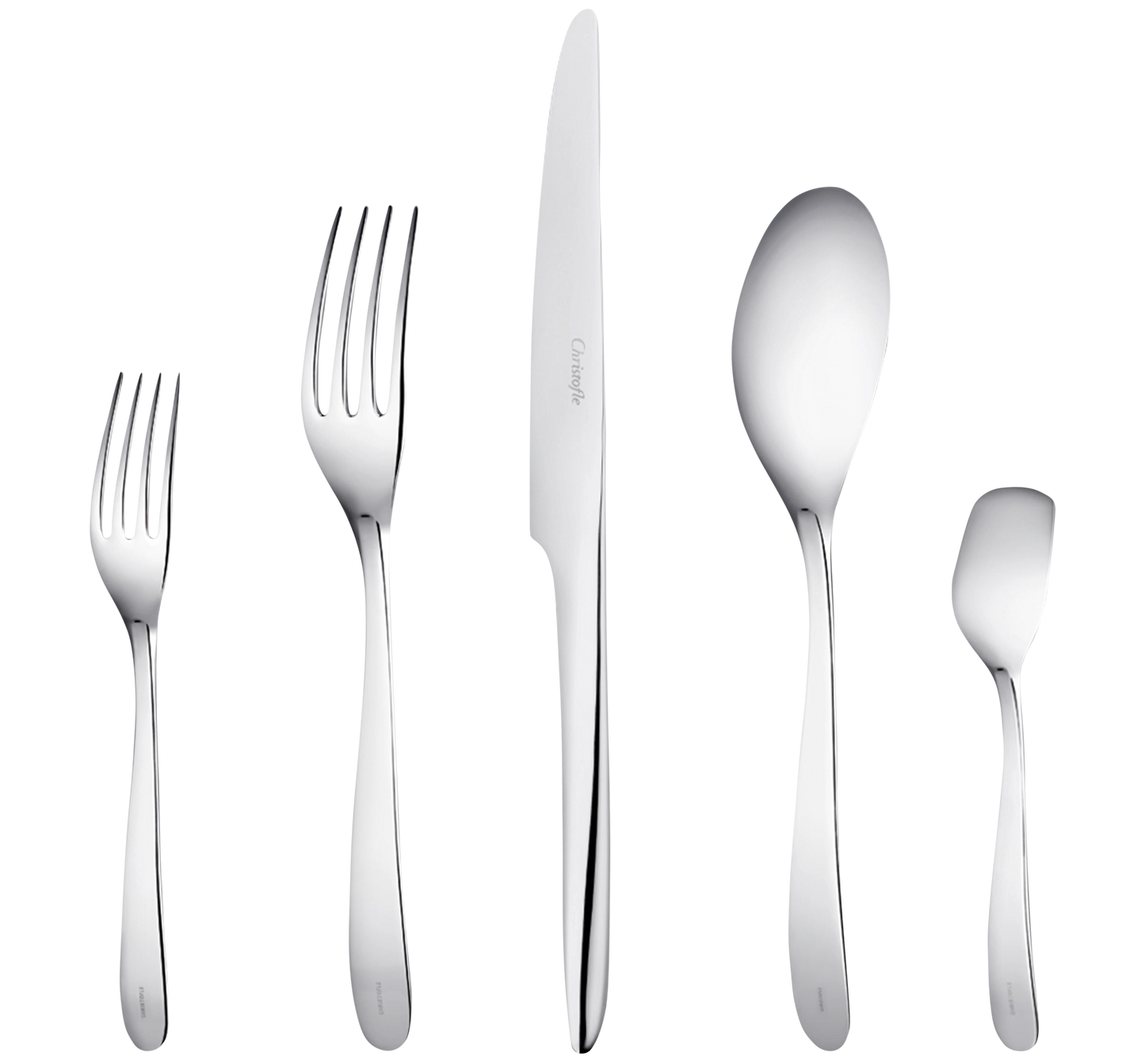 Christofle L'Ame Flatware: 5-Piece Set, Stainless Steel