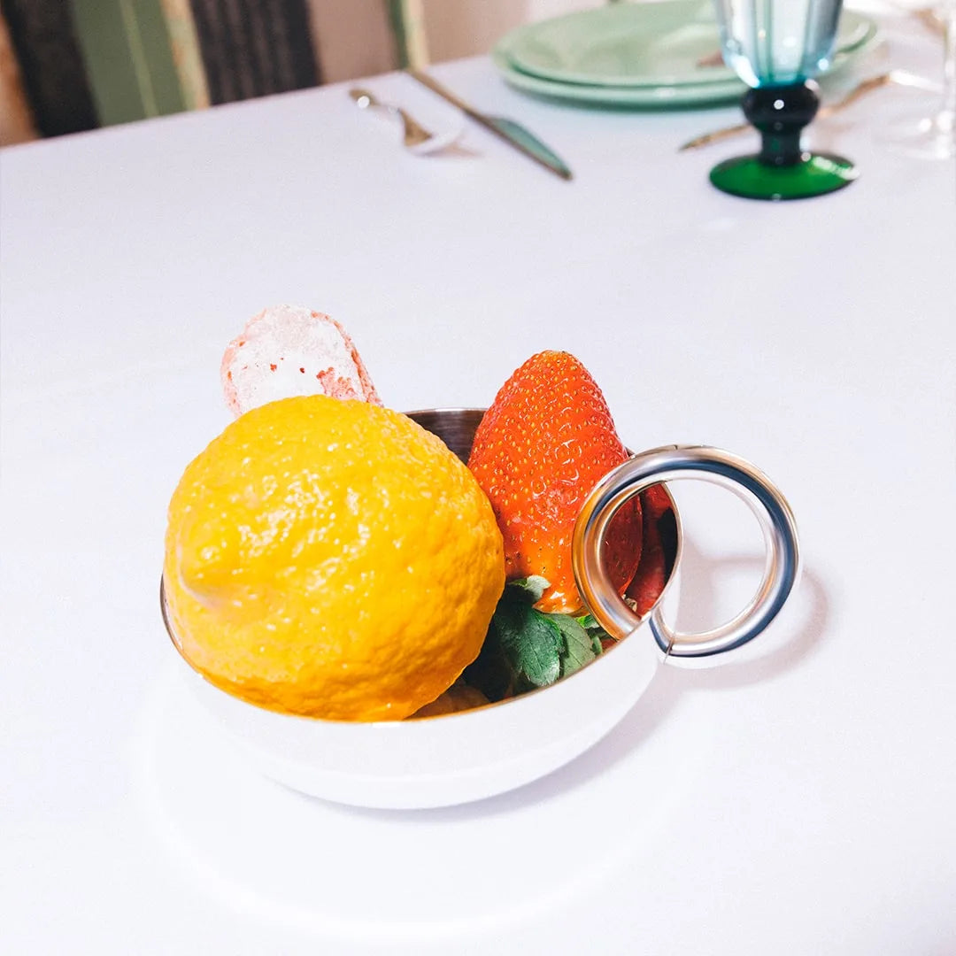 Christofle Vertigo Snack Trinket Bangle Bowl - Medium, Silver-Plated