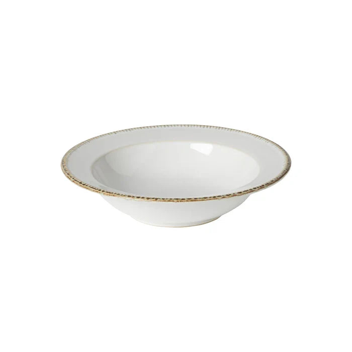 Costa Nova Luzia Soup Pasta Plate Luzia Cloud White