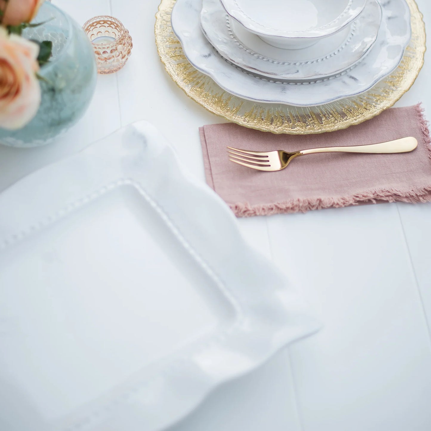 Vietri Giorno Ash - Rectangular Platter