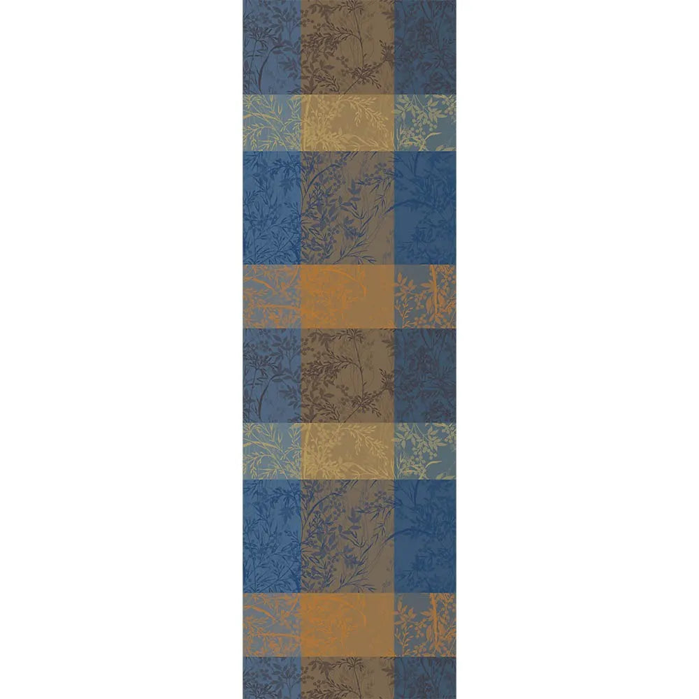 Garnier Thiebaut TR Mille Branchages Crepuscule Jacquard Tablerunner