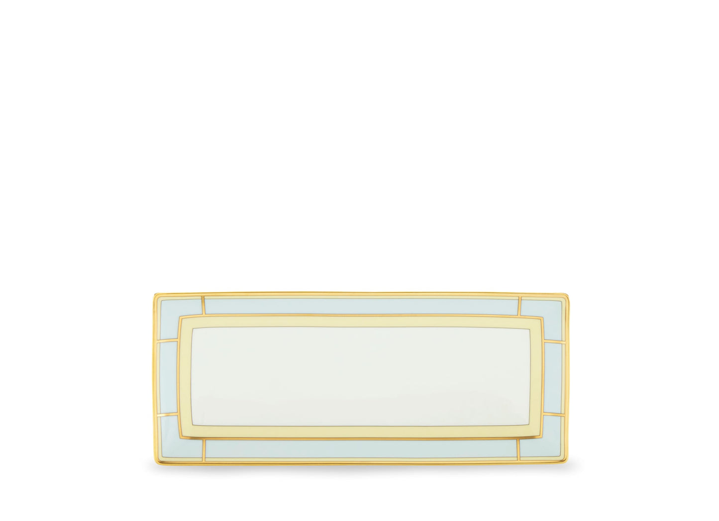 Ginori 1735 Diva Blue Rect. Change Tray Celeste