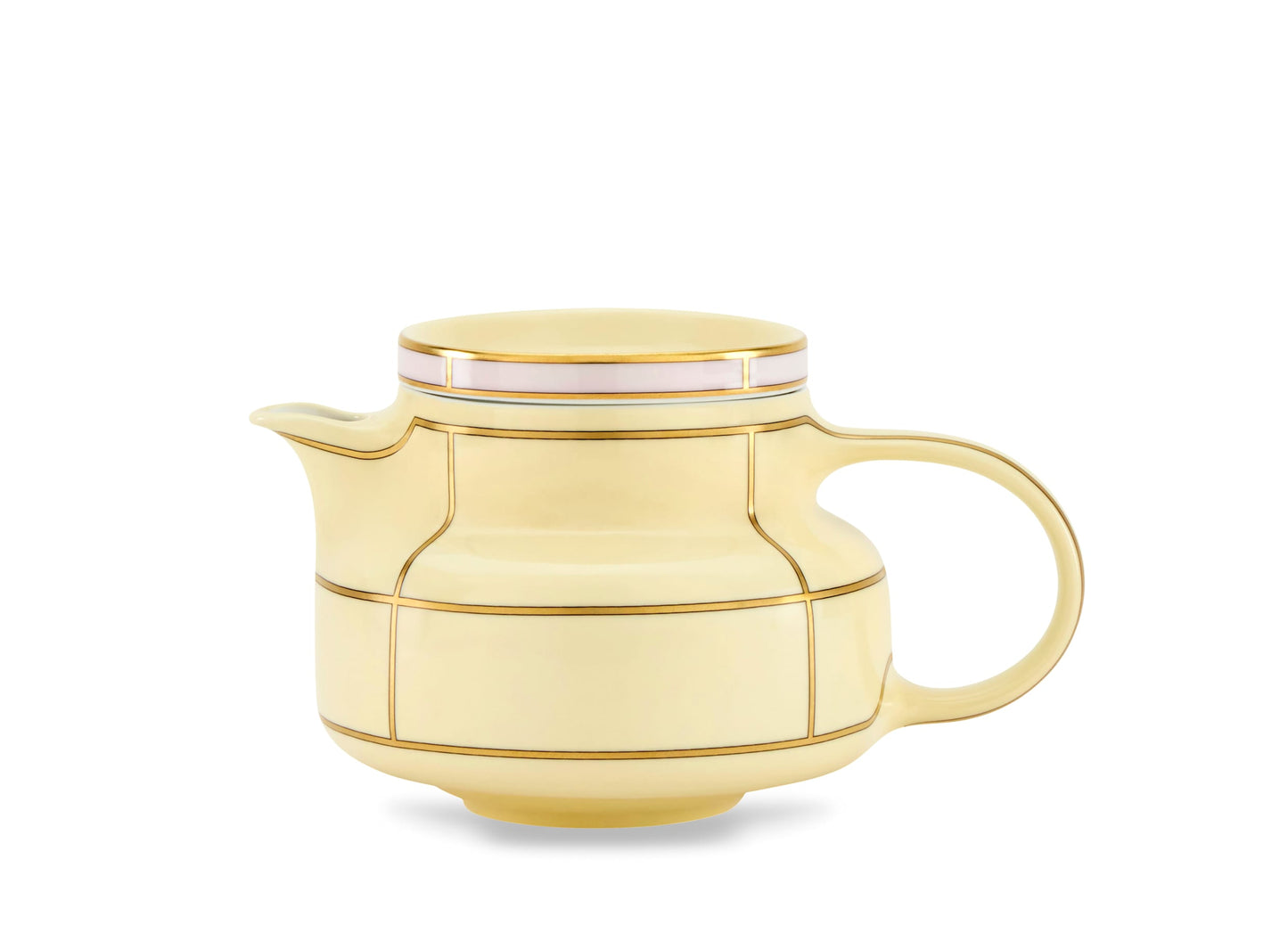 Ginori 1735 Diva Teapot Yellow Giallo