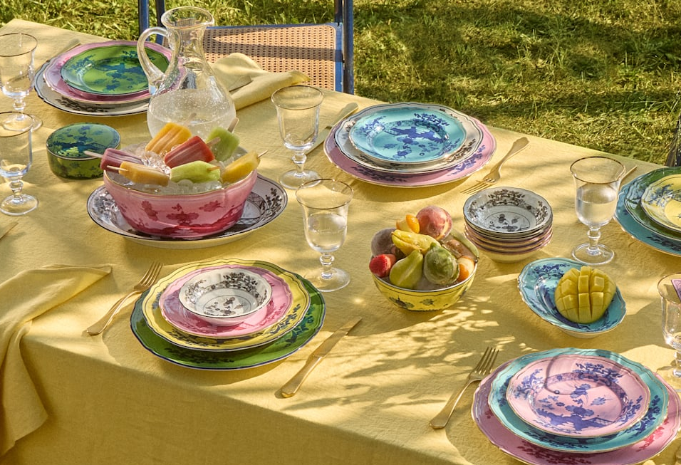 Ginori 1735 Oriente Italiano Bread Plate - Citrino (Yellow)