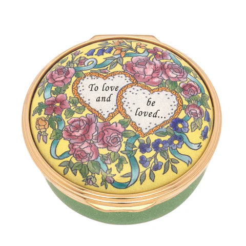 Halcyon Days To Love And Be Loved Enamel Box