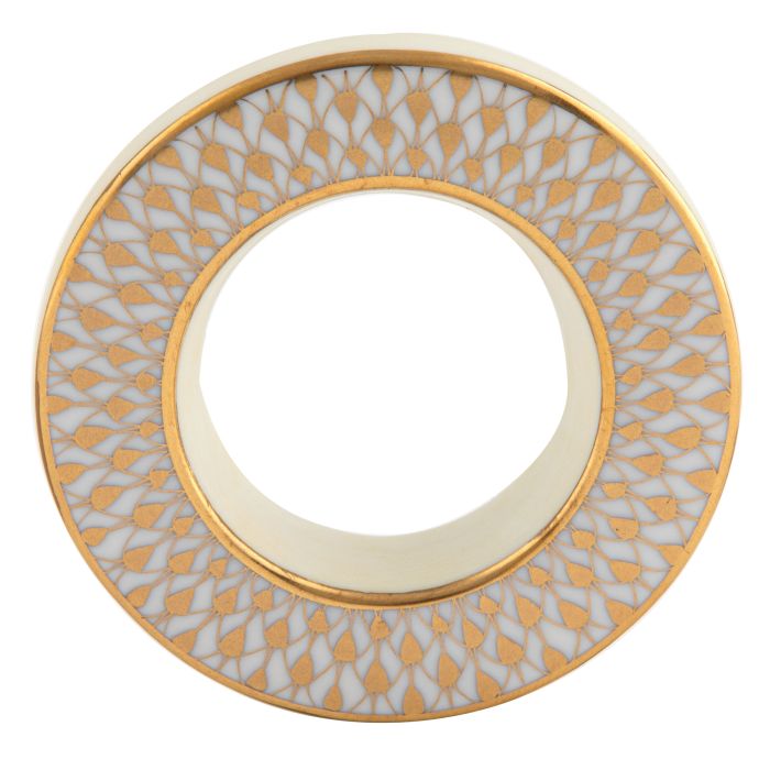 Herend Letter O Gold