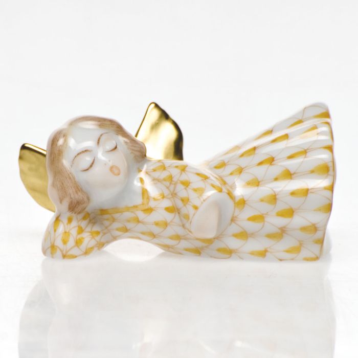 Herend Sleeping Angel Butterscotch