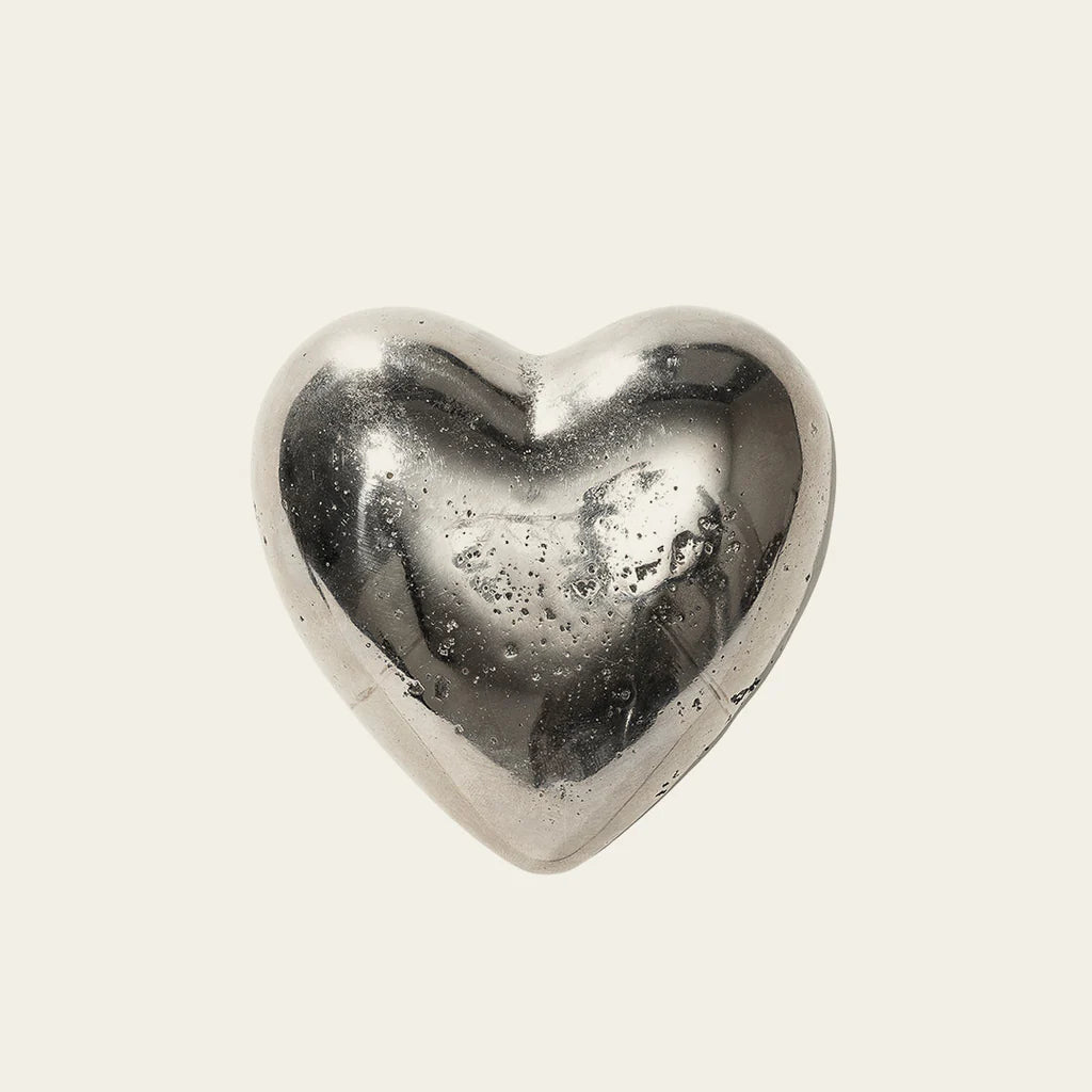 Jan Barboglio Heavy Heart Blessing in Nickel