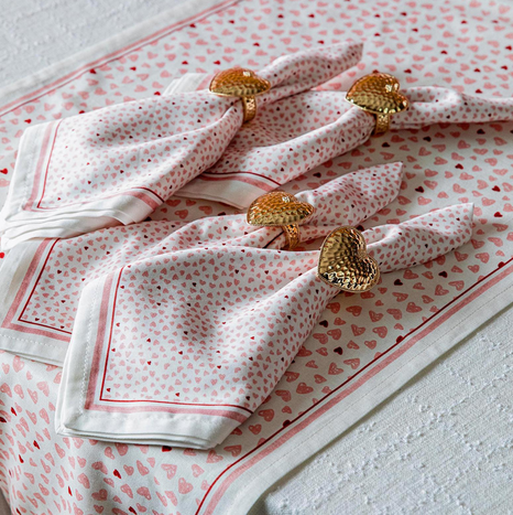 Juliska Napkins Love You More Napkin, Set of 4