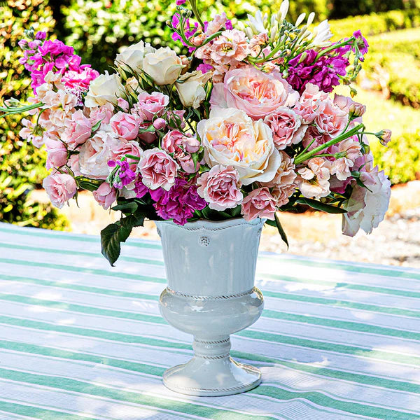 Juliska Whitewash Vase Petite Parterre Garden 8" Vase Berry & Thread