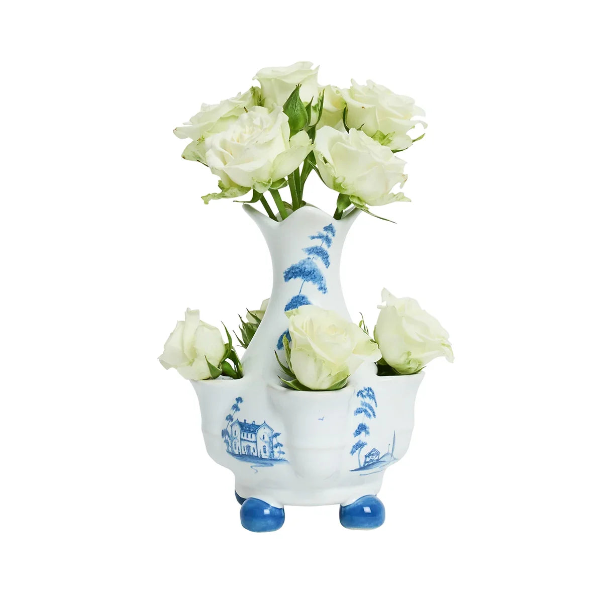 Juliska 6" Blue Tulipiere Vase Country Estate Delft Blue