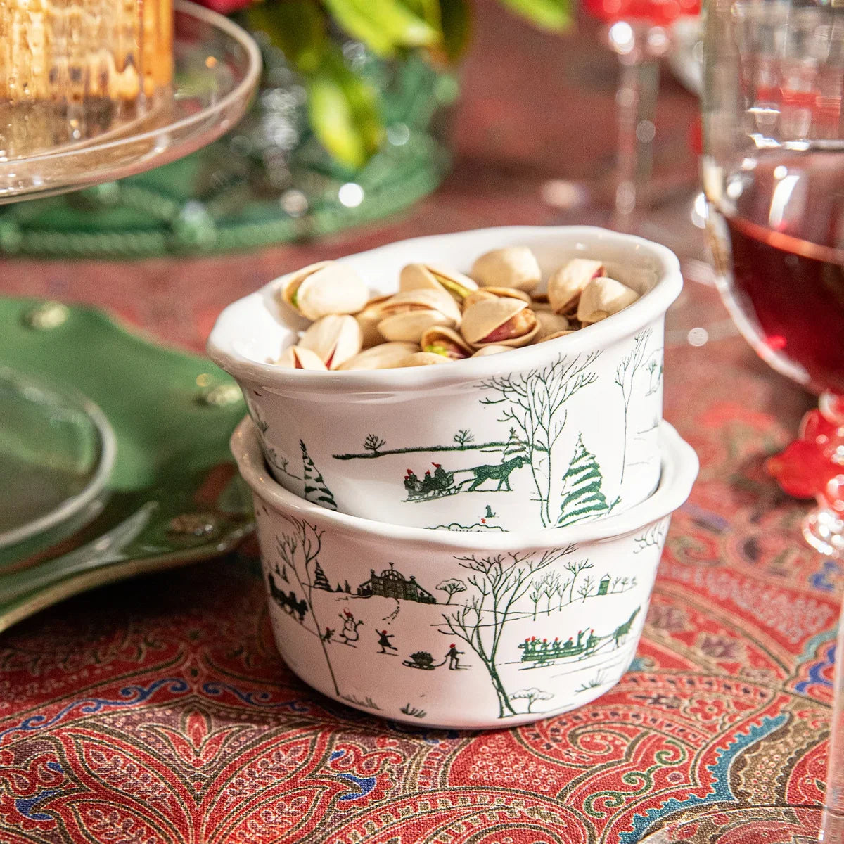 Juliska Evergreen Ramekin Country Estate Winter Frolic