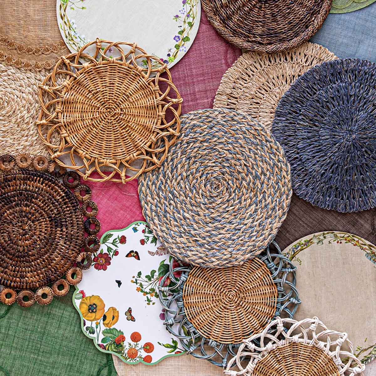 Juliska Tuileries Garden Placemat - Walnut