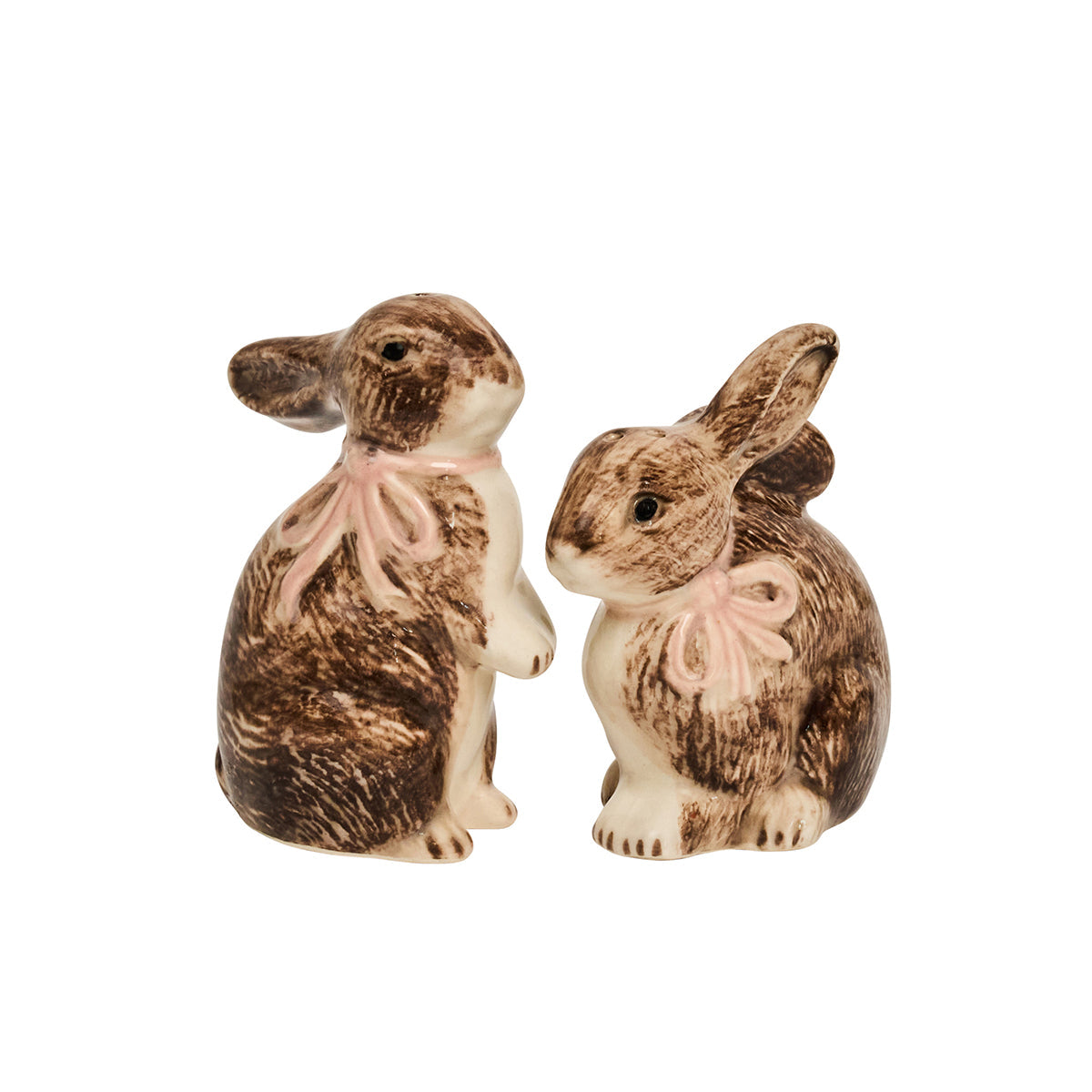 Juliska Bunny Salt & Pepper Shakers Clever Creatures Set of Two
