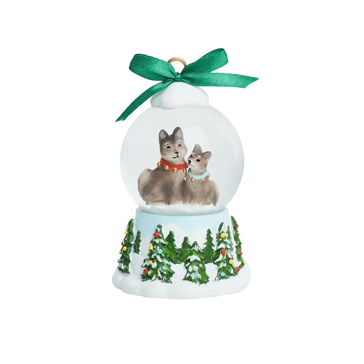 Juliska Husky Snow Globe Place Card Holder Berry & Thread North Pole