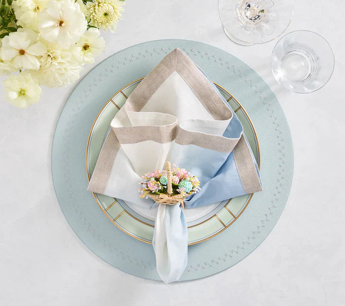Kim Seybert Periwinkle Starry Night Placemat Set of 4