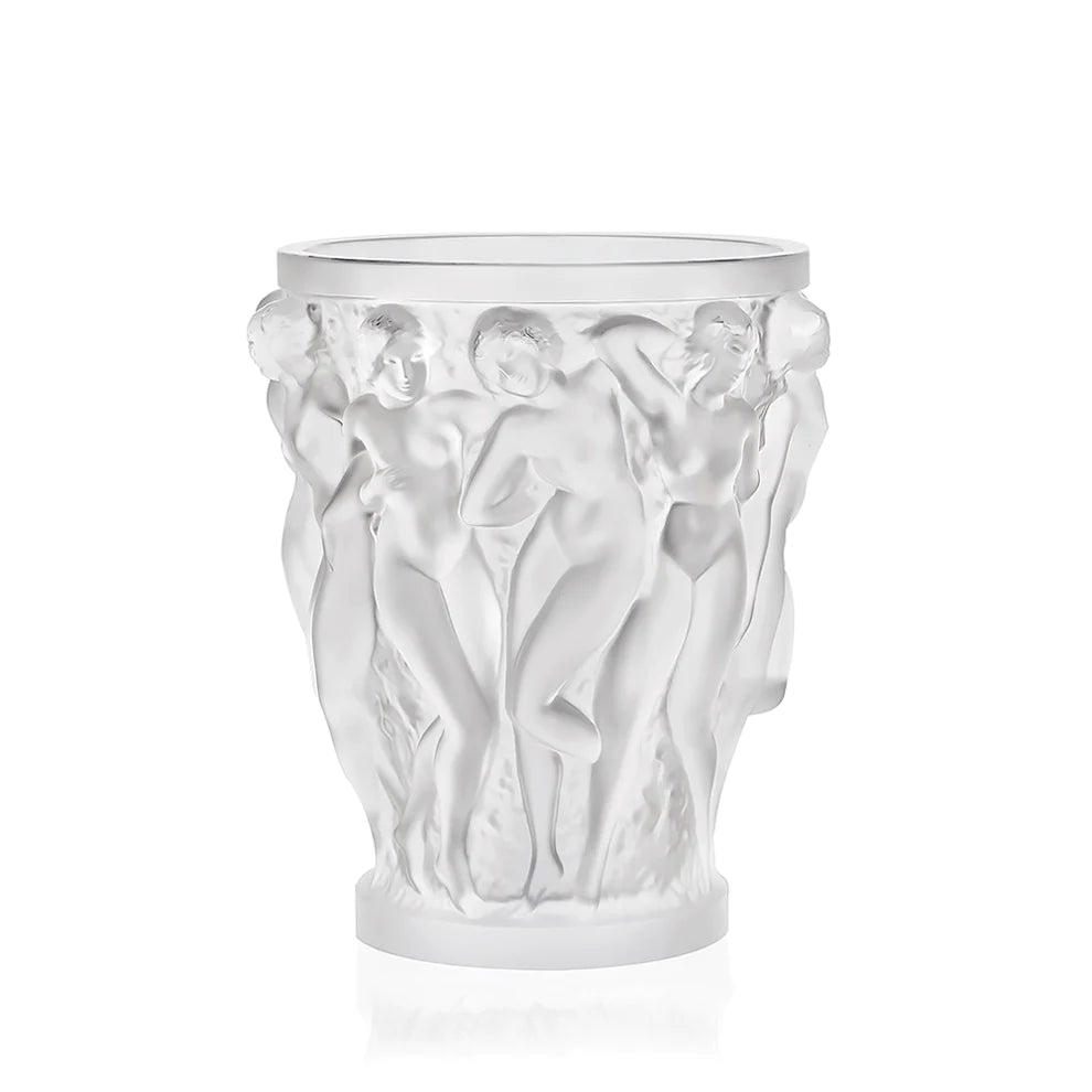 Lalique Vase - Bacchantes Clear - Large - Numbered Vintage – Coast