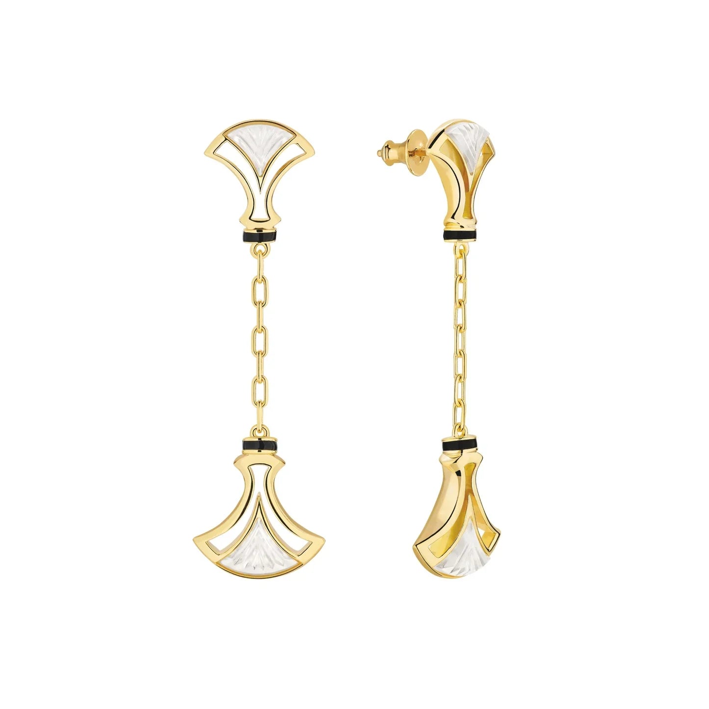 Lalique EAR Larcade Earrings Gold