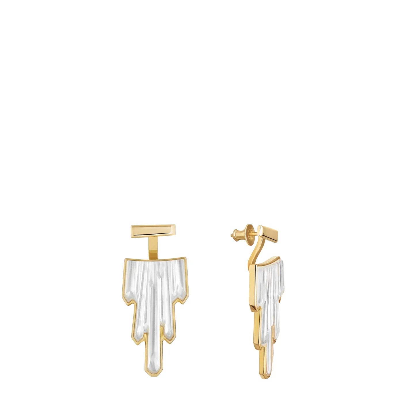 Lalique Clear Terramineral Earrings