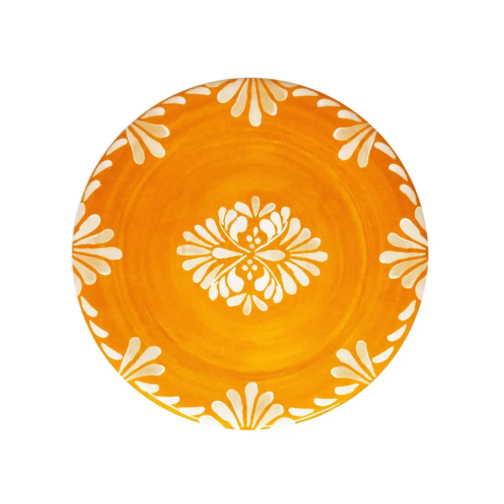 Paloma Orange Salad Plate Le Cadeaux