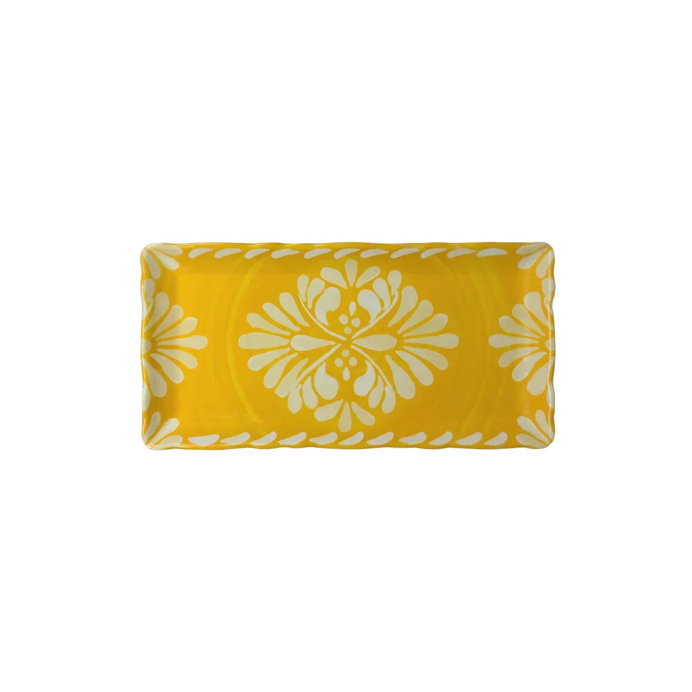 Paloma Yellow Biscuit Tray Le Cadeaux