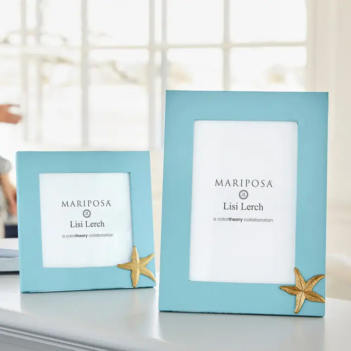 Mariposa Starfish Sky Blue 4x6 Frame