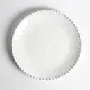 Dinner Beaded Pearl Cream Melamine Plate 11 inch Merritt