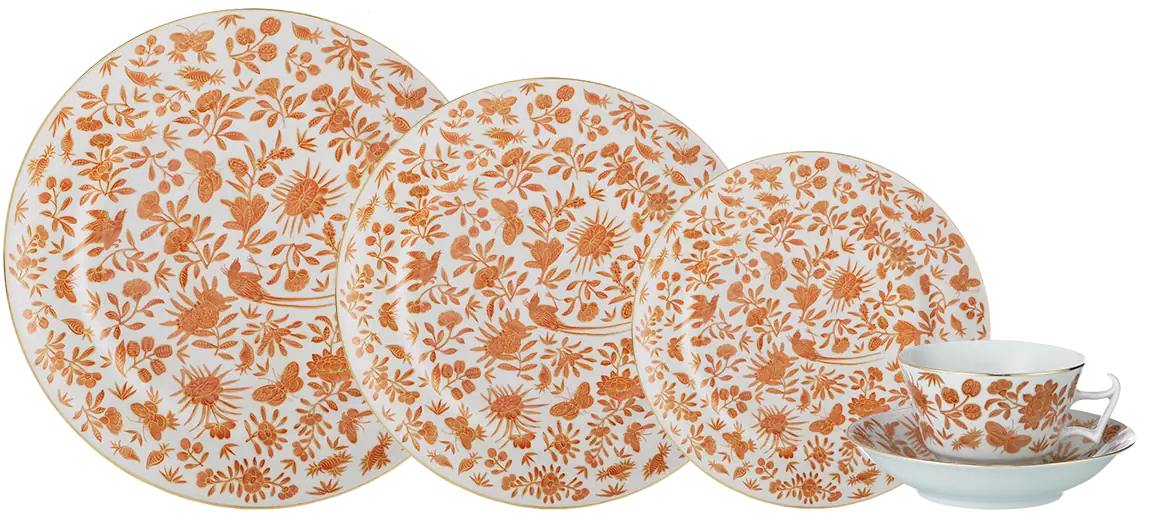 Mottahedeh Sacred Bird Salad Dessert Plate