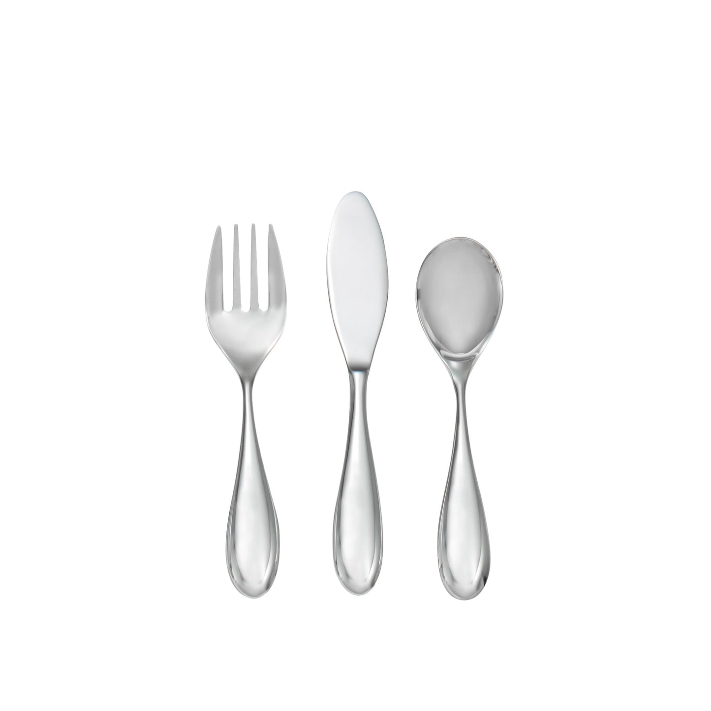 Nambe Kibo Toddler 3 Piece Flatware Set