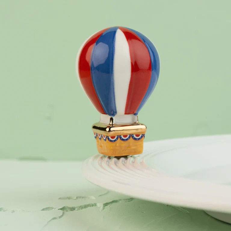 Nora Fleming A452 Red, White, and Balloon Mini