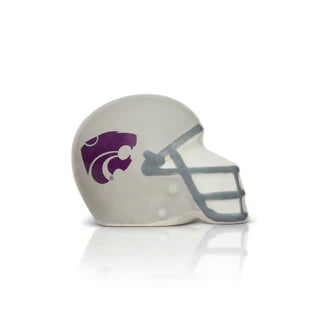 Nora Fleming Mini Collegiate Helmet: Kansas State
