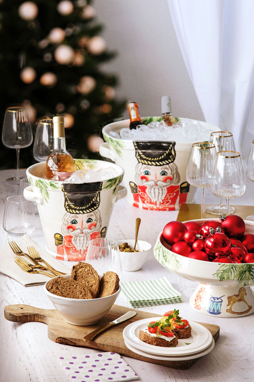 Vietri Nutcrackers Celebration Bucket