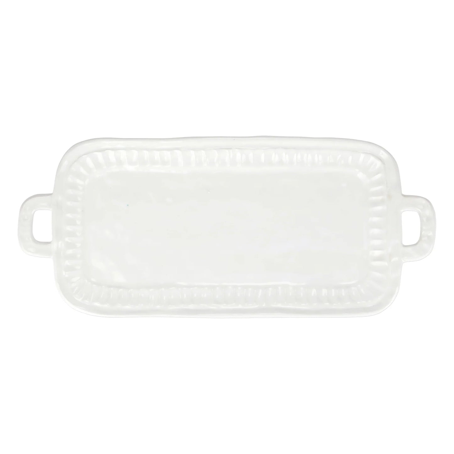 Vietri Pietra Serena Platter - Handled Rectangular