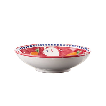 Vietri Campagna Porco (Pig) Coupe Pasta Bowl