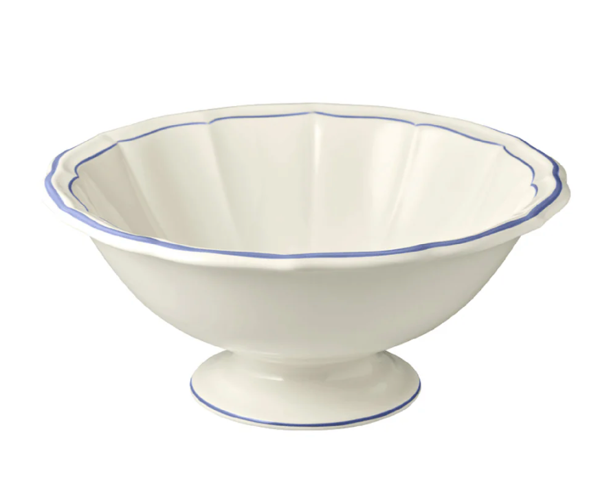 Gien Filet Blue Open Vegetable Bowl